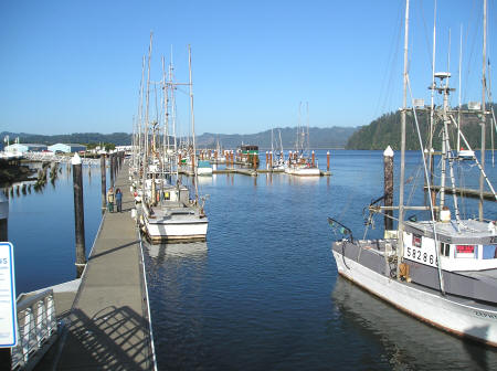 Harbor in Florence Oregon